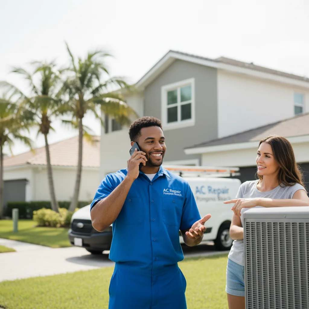 AC Repair Pompano Beach customer support in Harpersville